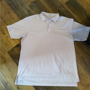 Peter Millar Lavender Striped Polo Shirt
